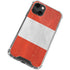 Distressed Austria Flag iPhone 14 Plus Clear Case